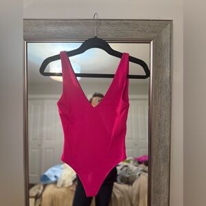 Aritzia Pink Bodysuit